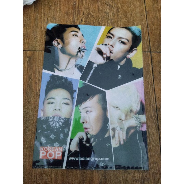 

BIGBANG Unofficial Plastik Plastic Kertas Paper Map