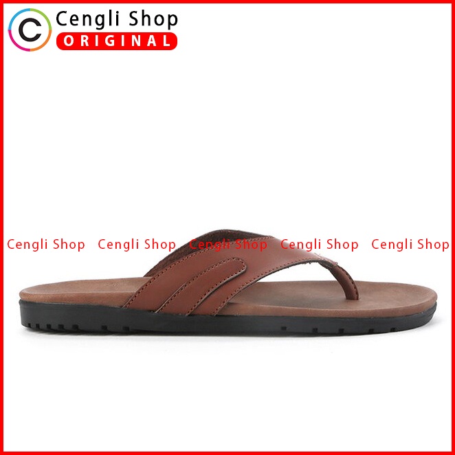 SANDAL JEPIT PRIA CARDINAL ORIGINAL CASUAL TERBARU COKLAT CA13