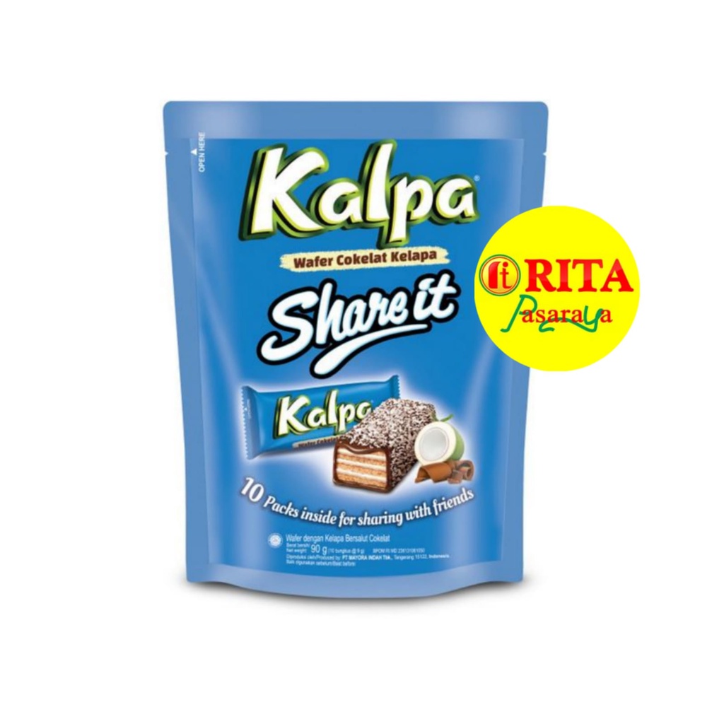 

Kalpa Wafer Cokelat Kelapa Share It Pouch 10's