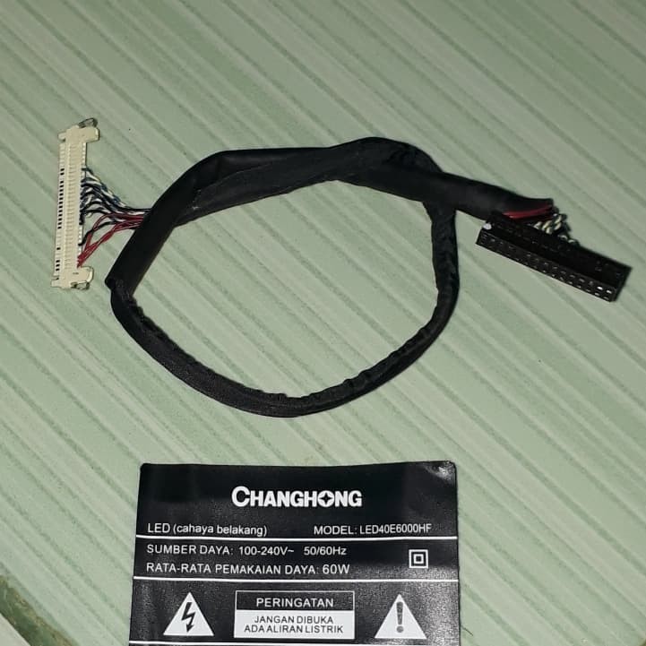 Kabel LVDS Original Changhong LED40E6000HF 40E6000HF 40E6000