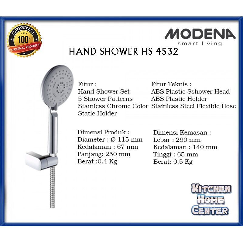 Hand Shower Modena HS 4532