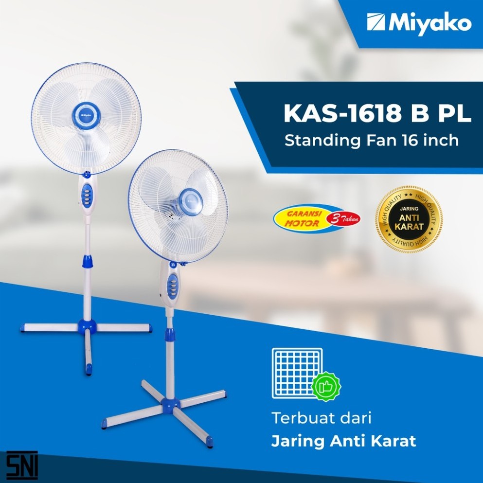 Miyako KAS 1618 B Stand Fan 16 inch