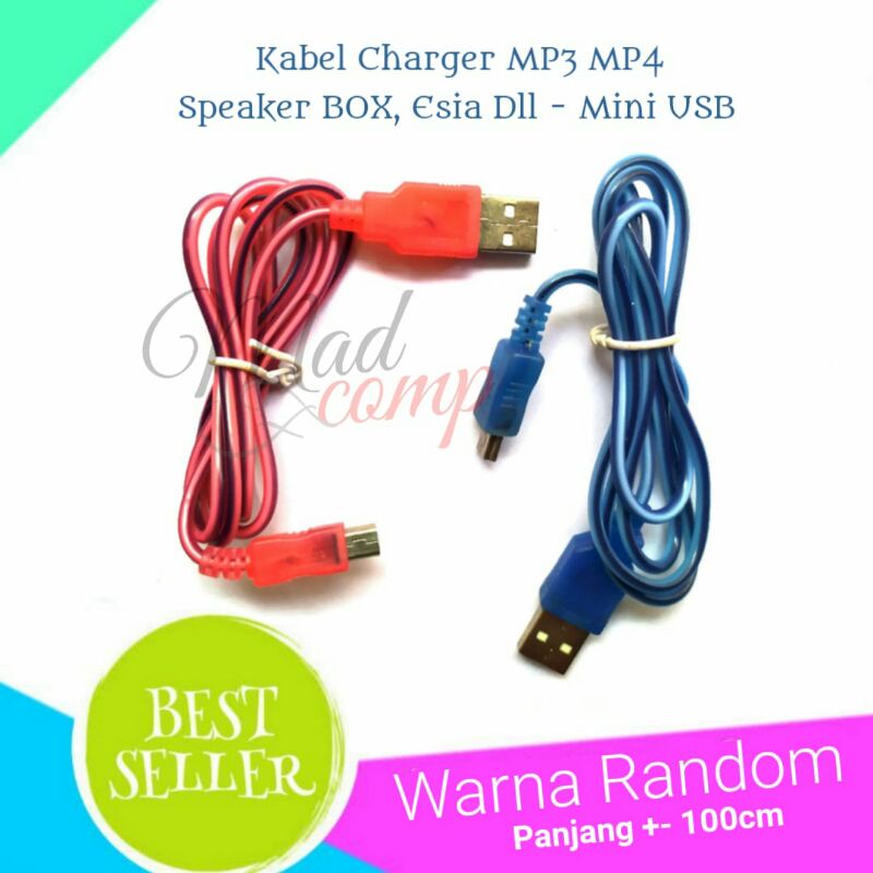 Kabel Charger Mp3 Mp4 Speaker Music Box Mini USB 1m