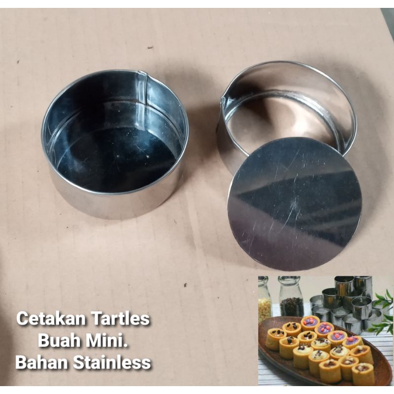 Cetakan Kue Tarlets Buah Mini / Cetakan Kue Pie Mini 12 pcs