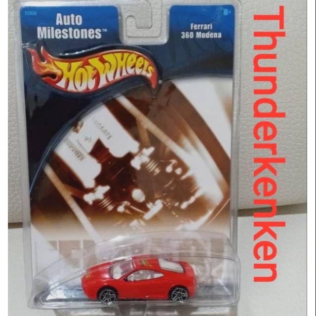 Hot wheels Auto Milestones Ferrari 360 Modena