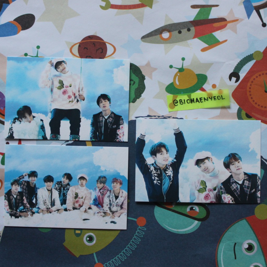 Jual BTS Wings Photocard Vers 1 Jungkook V Jimin Jhope Jin Rapmon Suga