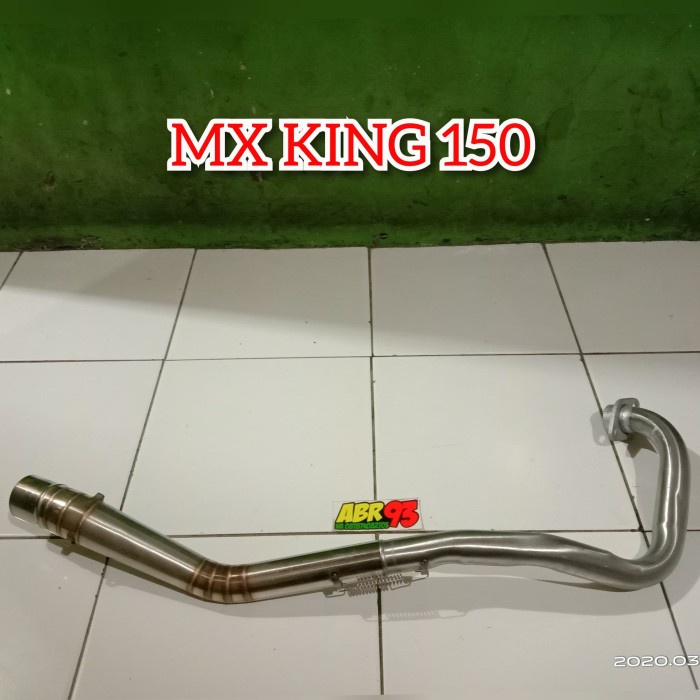 Leher Header Mx King 150 Knalpot Mx King Header Knalpot Mx King