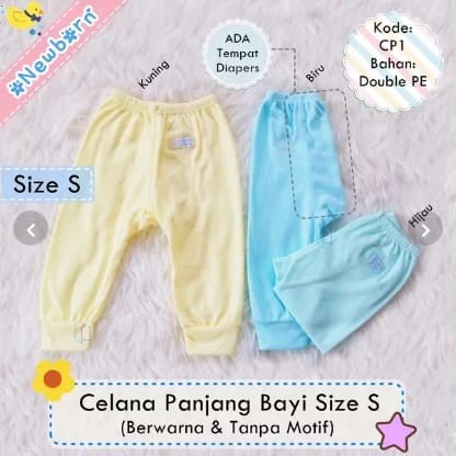 Celana Panjang Bayi Newborn/Celana Baby/Celana Bayi/Perlengkapan Baby