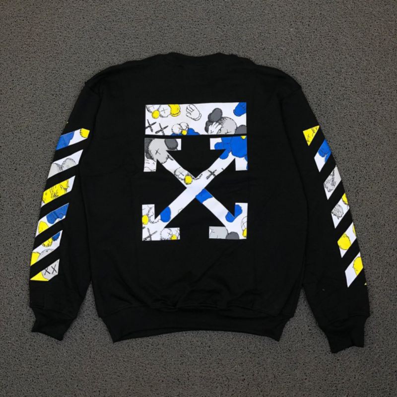 CREWNECK OFF WHITE HIGH QUALITY CASUAL HYPE FASHION PRIA