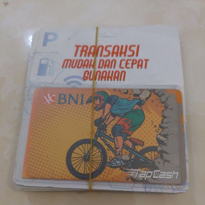 TAPCASH BNI E MONEY TOLL EMONEY  SEPEDA NOT MANDIRI