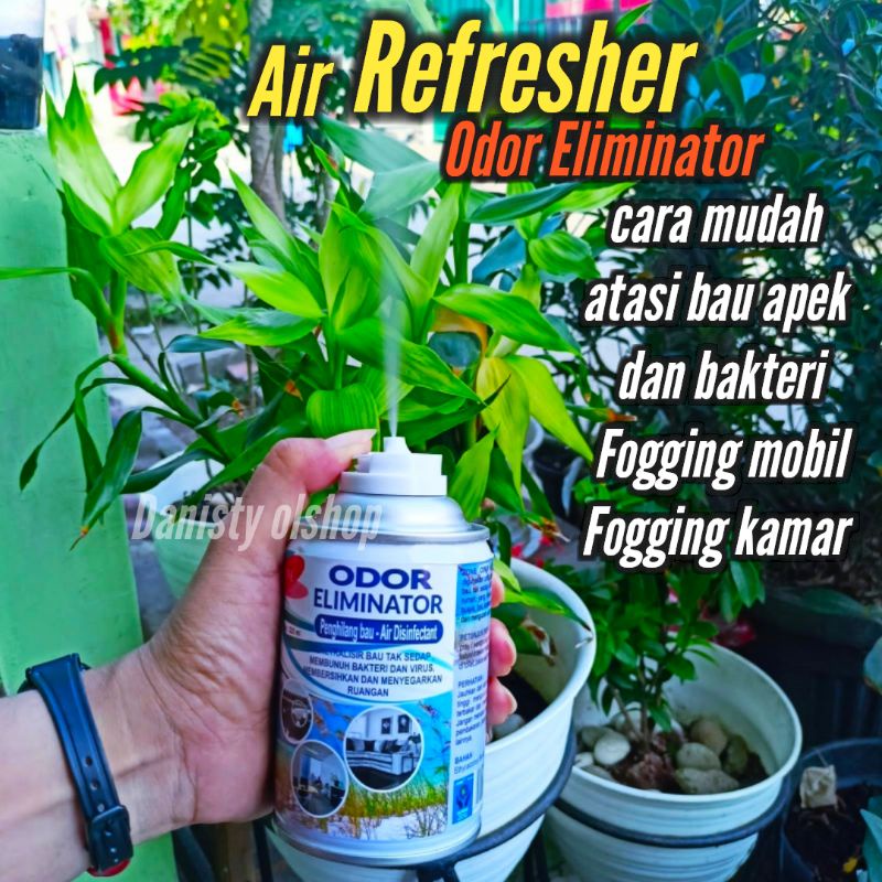 AIR REFRESHER ODOR ELEMINATOR  ANTI VIRUS DAN BAKTERI PENYEGAR KABIN MOBIL