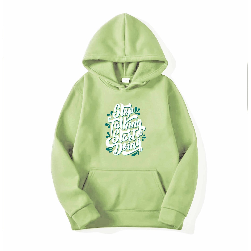 Hoodie Wanita Start Doing Sweater Wanita Fleece Size M - XXL-3