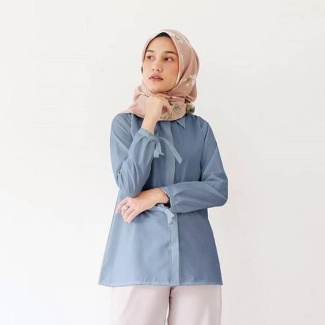 Model Baju Atasan Wanita Terbaru Murah Dan Berkualitas Original Desain Modern Ella04 Shopee Indonesia