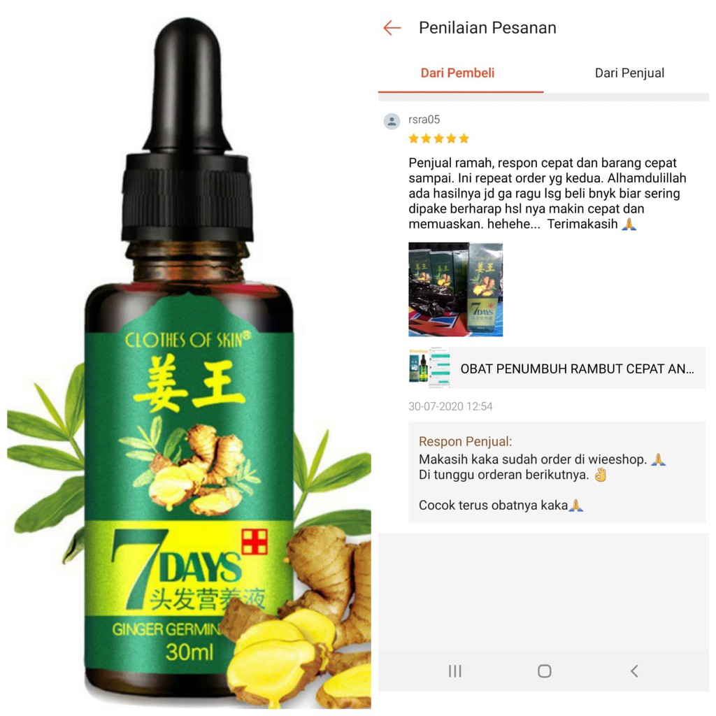 PENUMBUH RAMBUT BOTAK DAN RONTOK PRIA ANAK BAYI CEPAT SERUM ESSENCE Penghitam Uban Penyubur Original