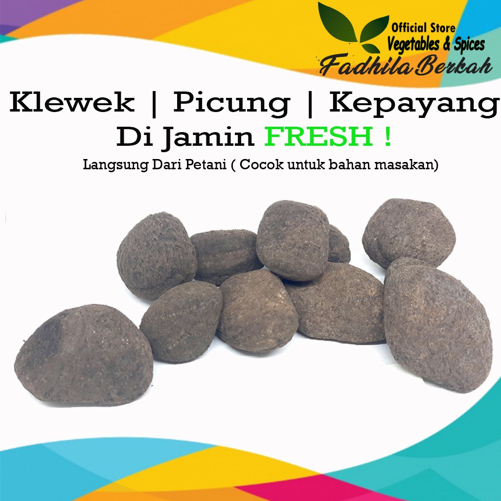 

kluwek | Picung| kepayang bahan rawon murah berkwalitas kemasan 500 gram | 1000 gram