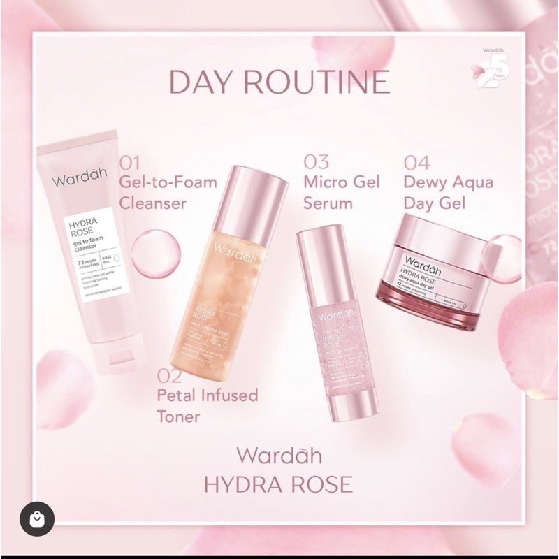 WARDAH PAKET HYDRA ROSE MURAH