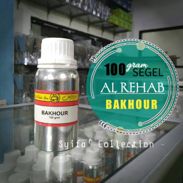 Bibit Parfum Minyak Wangi SEGEL 100ml Al Rehab Aroma Bakhour