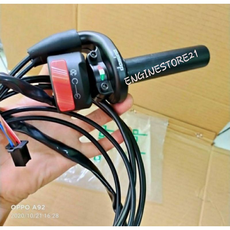 GAS SPONTAN NINJA 250 PAKET KOMPLIT HANDGRIP TDR HOLDER XABRE +SAKLAR ON/OFF LAMPU