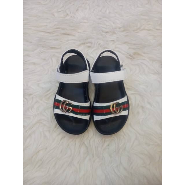 Sepatu sandal  gucci anak cewe import