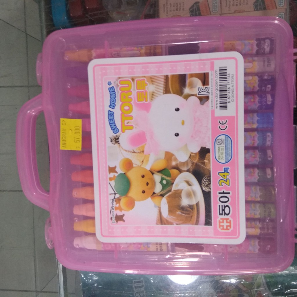 

DONG-A TTORU OIL PASTELS 24 COLOURS