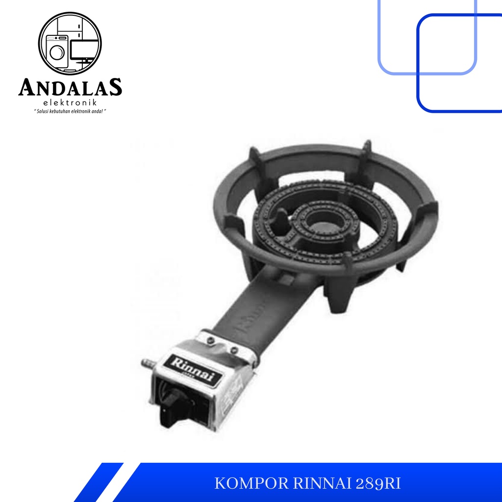 KOMPOR KOMERSIAL 1 TUNGKU RINNAI TL289RI / KOMPOR RINNAI TL 289 RI