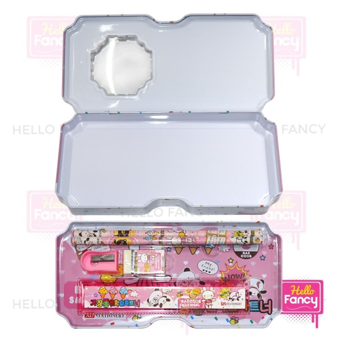 

Promo Bulan Ini Tempat Pensil / Kotak Pensil Kaleng/ Tempat Pensil Kaleng+Isi Xd-9527H Trendi