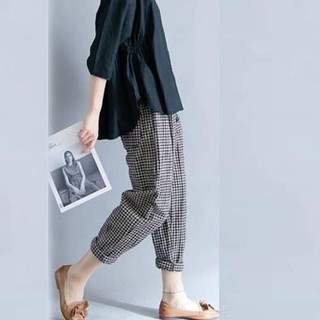 TERBAIK SUMBER FASHION CELANA  WANITA BOXY PANT  KOTAK 