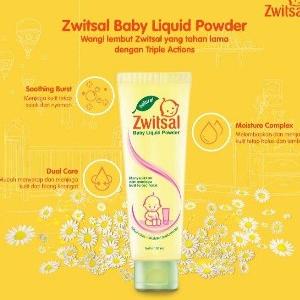 100 ml ZWITSAL BABY LIQUID POWDER - Bedak Cair Bayi Zwitsal natural menyejukkan kulit zinc