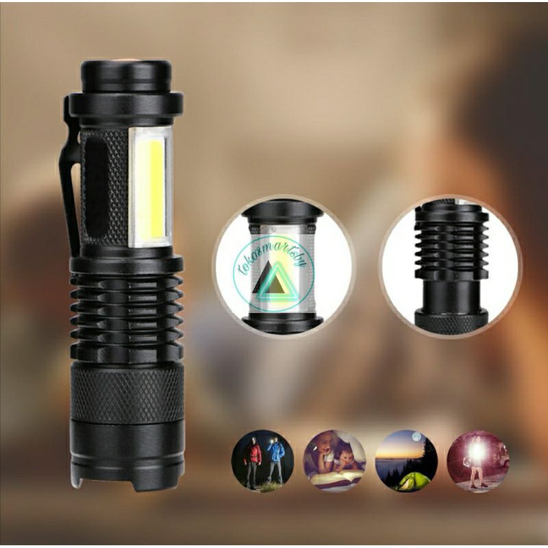 Senter Mini LED  / Senter Police Pocketman LED FLASHLIGHT