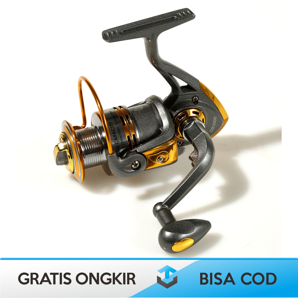 GULUNGAN PANCING MURAH ORIGINAL DEBAO DB3000A METAL - SPINNING FISHING REEL MURAH ORI DEBAO DB3000A