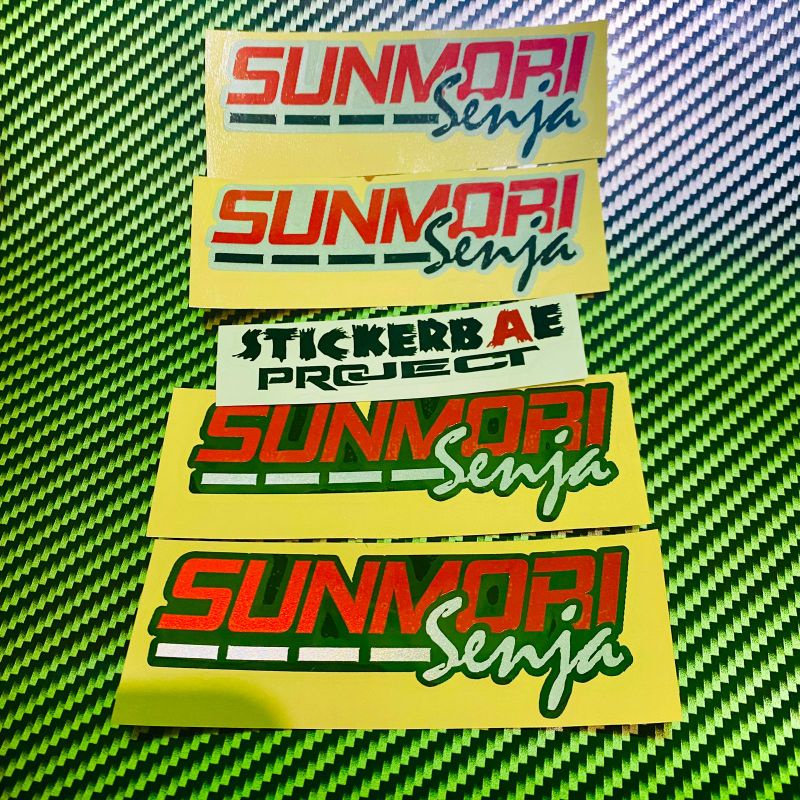 sticker motor viral sunmori senja cutting sticker,sticker motor 1pcs