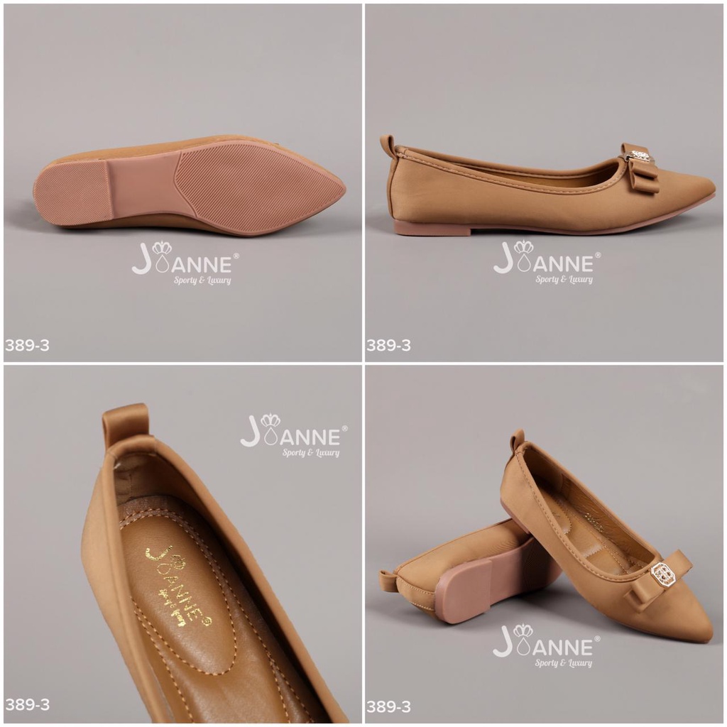 JOANNE SEPATU WANITA FLATS SHOES #389-3 ORIGINAL