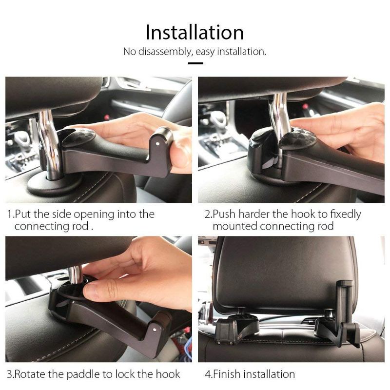 Car holder Hp Gantung Jok Mobil Dudukan Handphone Hangar Jepit / Car Holder Mobile Phone Holder