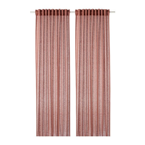 WMO IK90453718 Gorden 1 pasang, merah muda-coklat muda uk 250×145 cm