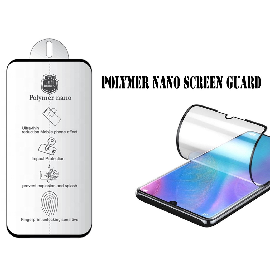 Samsung S8 S8+ S9 S9+ S10 S10+ S20 S20+ S20 Ultra Note 8 9 10 10+ 20 20 Ultra Polymer Nano Screen Guard Protector