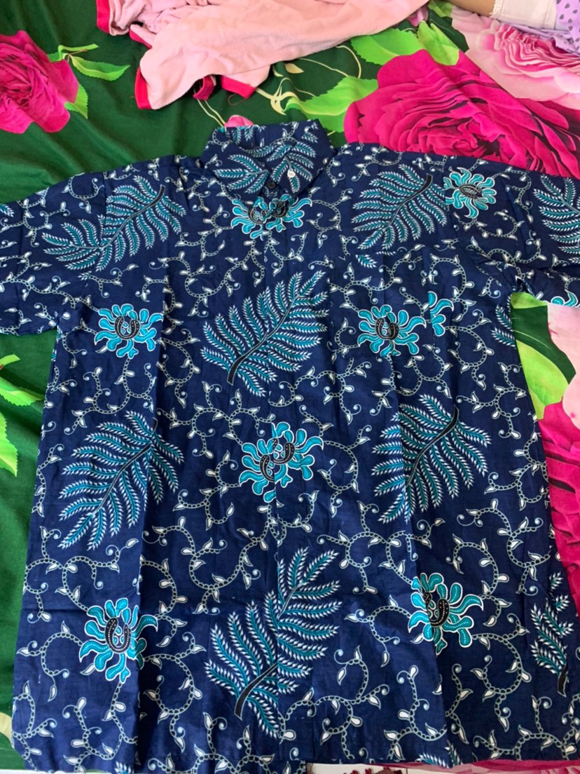 Batik Terbaru Kemeja Batik Pria Lengan Pendek Terbaru Size M L Xl  Bswart Batik Kenongo Hem Panjan