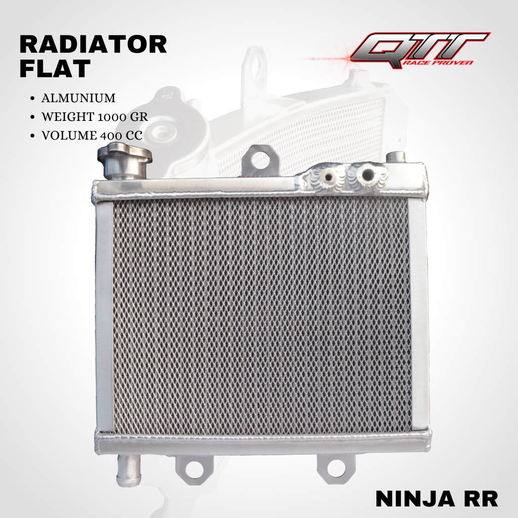 Radiator QTT Ninja 150 Rr Krr Zx Flate alumunium