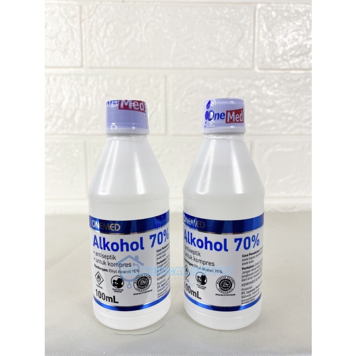 Alcohol Alkohol 70% merk OneMed 100ml