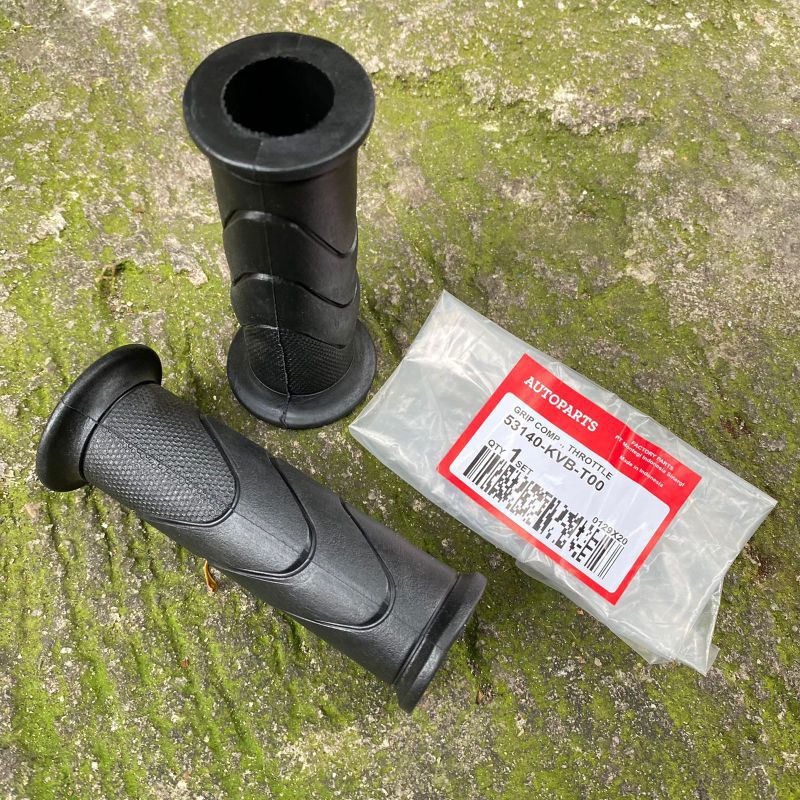HandGrip model standar honda plus jalu bandul stang pcx pnp vario 125 beat pcx adv cbr vario new 125