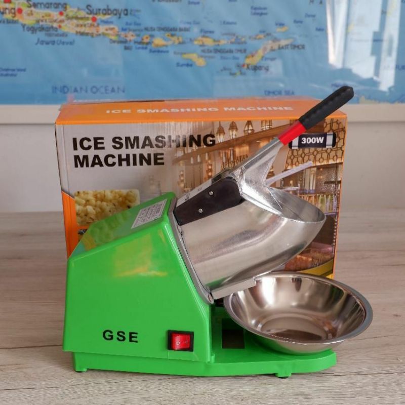 Mesin Serut Es Batu Listrik - Serut Es Ice Smashing Machine