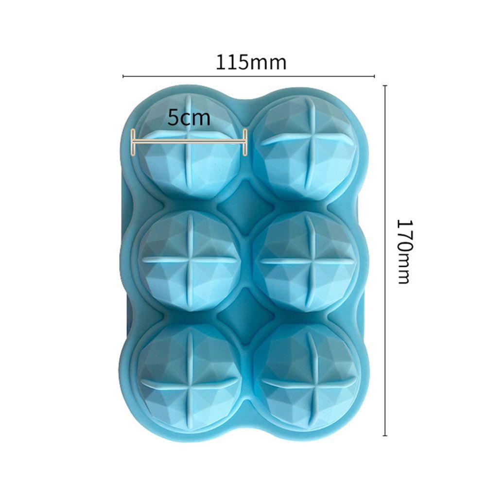 Solighter Pembuat Es Batu Dapat Digunakan Kembali Untuk Whiskey Sphere Silicone Mold Bar 3D Bentuk Berlian