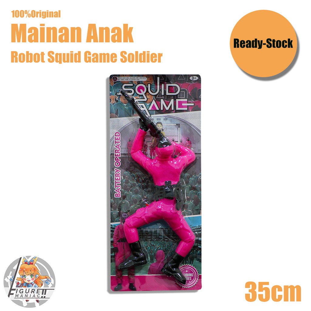 Mainan Anak -  Squid Game Soldier Toy Robot Bombing Session Perang Tentara Mainan lucu Murah Mainan Games Korea Mainan anak