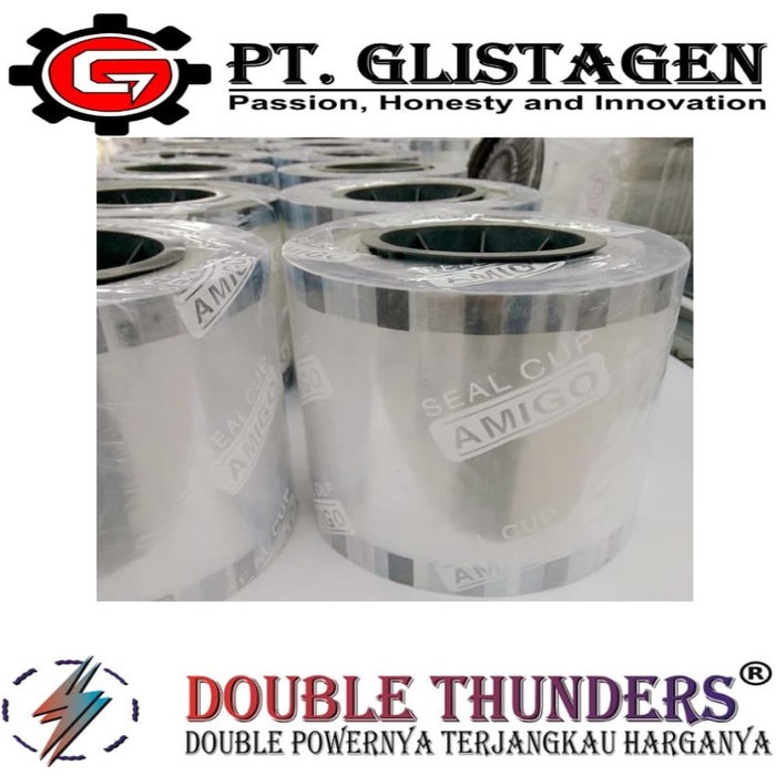 Plastik Cup Sealer / Plastik Roll Gelas Lid / Plastik Tutup Gelas Cup Sealer