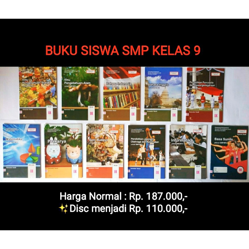 

LKS PENUNJANG KOMPETENSI METODE PEMBELAJARAN LENGKAP SMP/MTS KLS IX