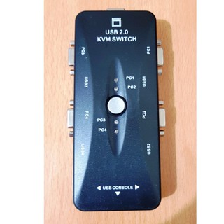 KVM SWITCH 4 PORT USB