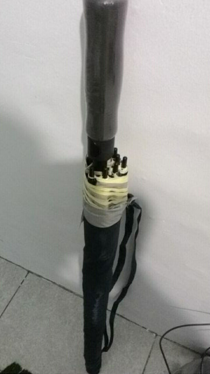 Payung Golf Dua Susun Rangka Fiber Paling Bagus