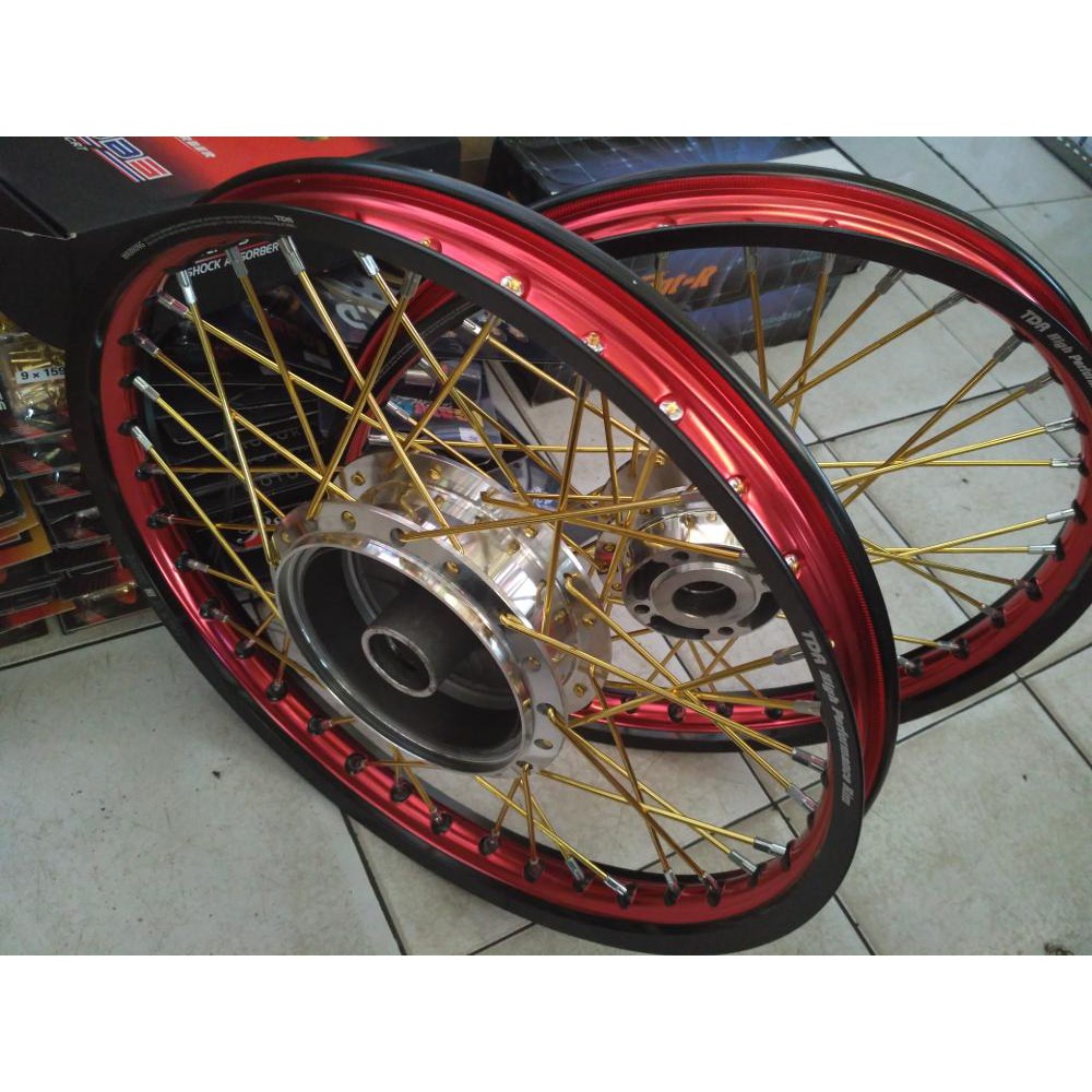 Sepaket Velg Tdr Tromol Set Jari Jari Old Vixion Vixion Lama Shopee Indonesia