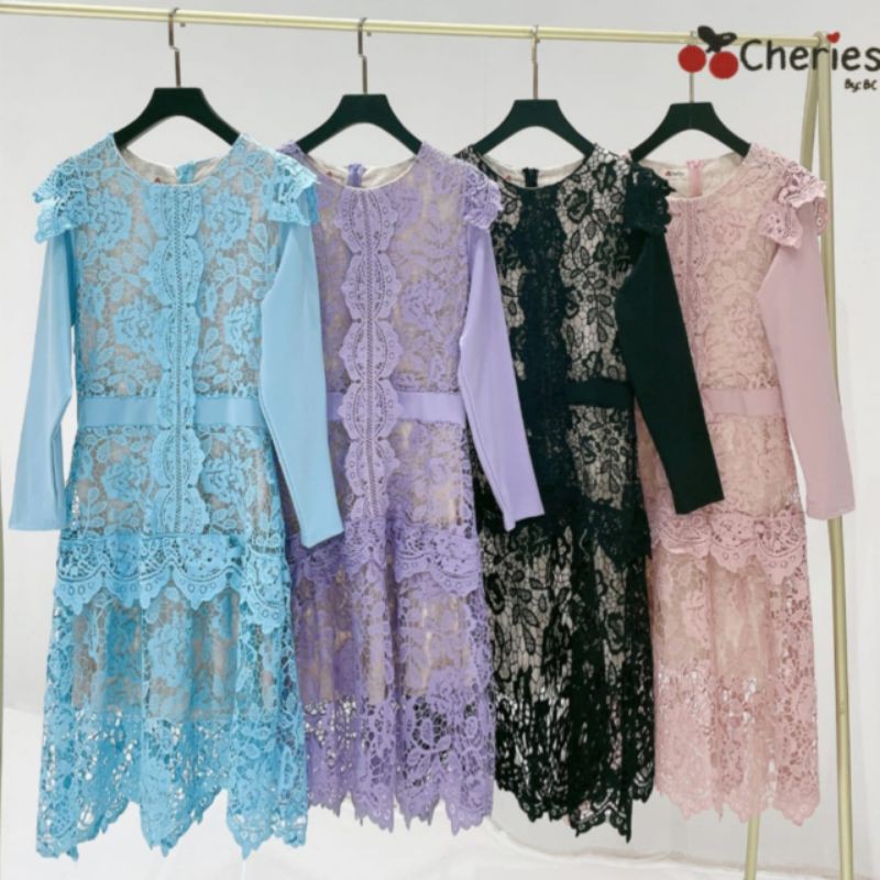 TUNIK BRUKAT CHERIES