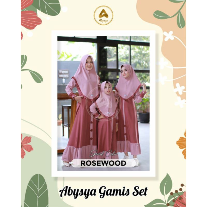 abysya gamis set pembelian khusus reseller