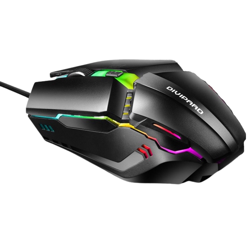 Mouse Gaming USB Colorful Backlight Divipard OP40 1600 DPI